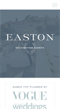 Mobile Screenshot of eastonevents.com